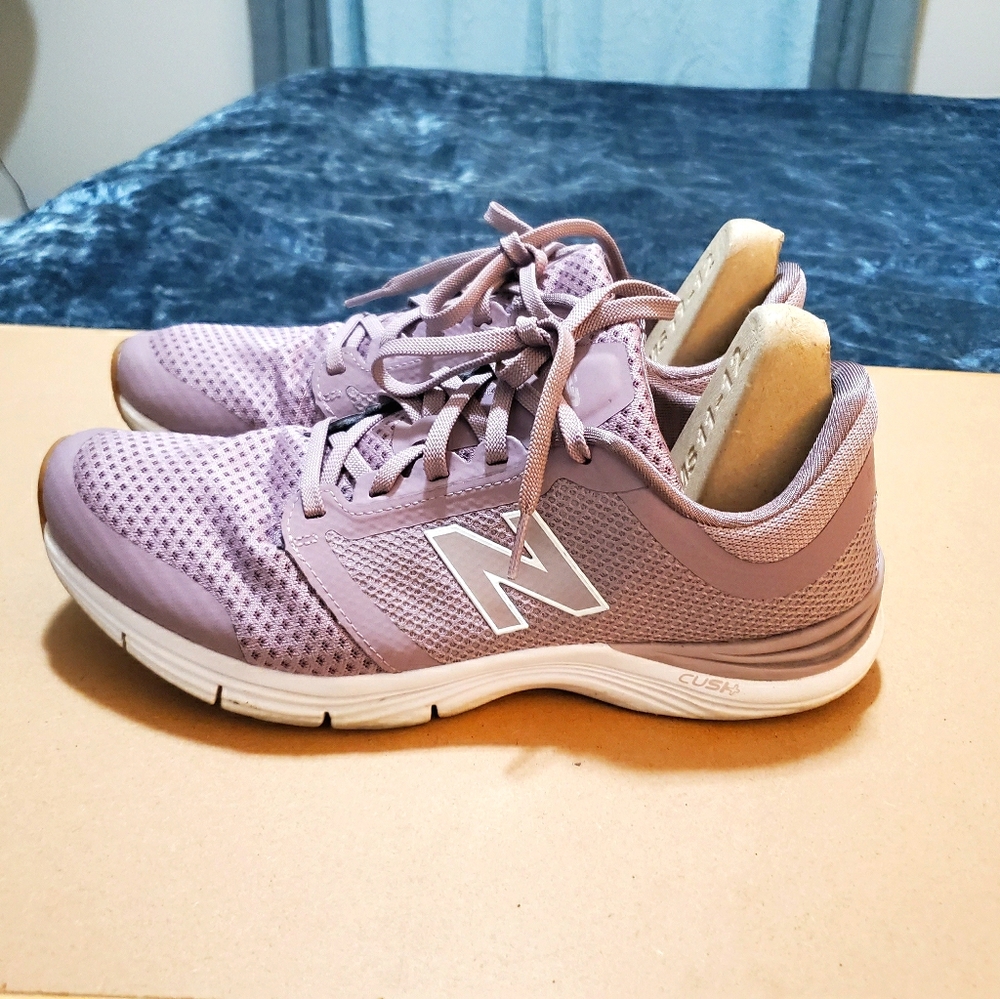 Lilac & Champagne New Balance 700 Tennis Shoes